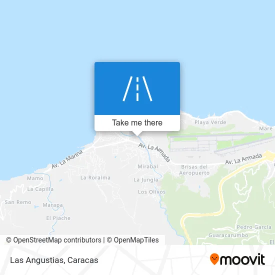 Mapa de Las Angustias