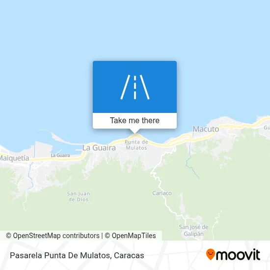 Pasarela Punta De Mulatos map
