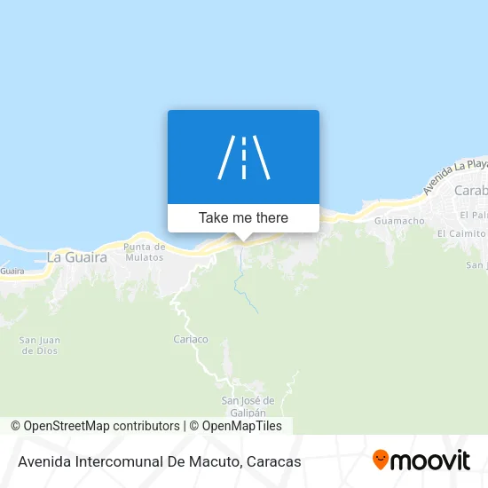 Avenida Intercomunal De Macuto map