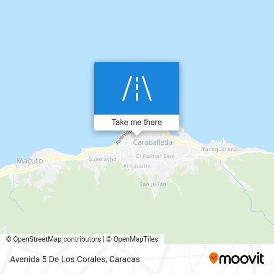 Avenida 5 De Los Corales map