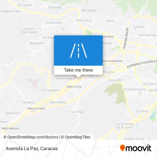 Mapa de Avenida La Paz