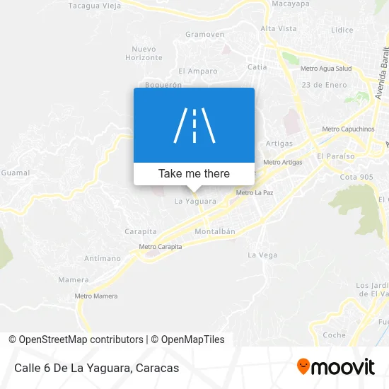 Mapa de Calle 6 De La Yaguara