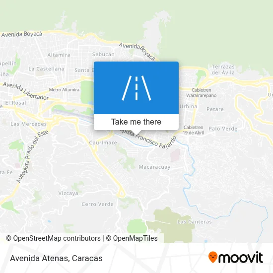 Avenida Atenas map