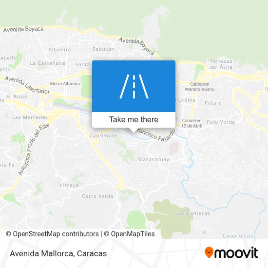 Avenida Mallorca map