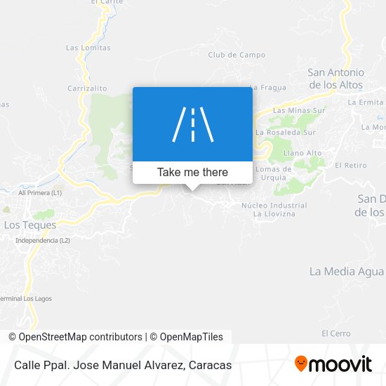 Mapa de Calle Ppal. Jose Manuel Alvarez