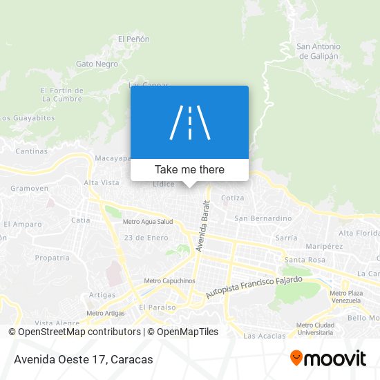 Avenida Oeste 17 map