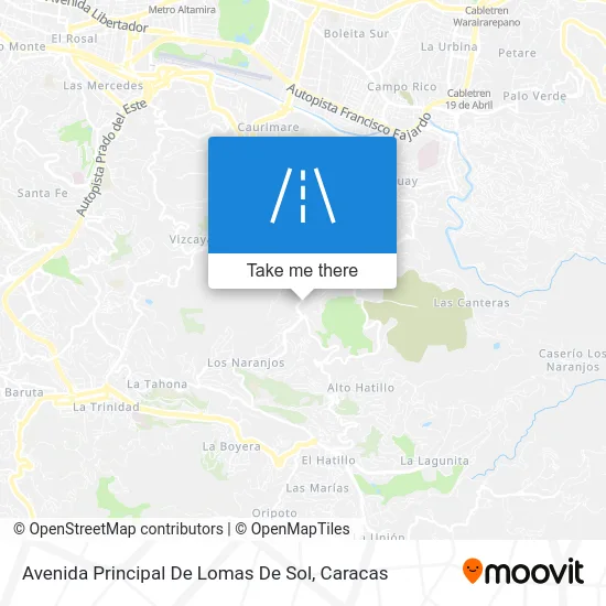 Avenida Principal De Lomas De Sol map
