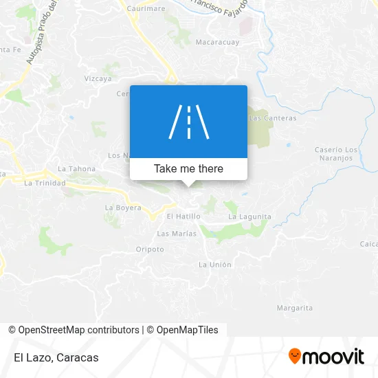 El Lazo map