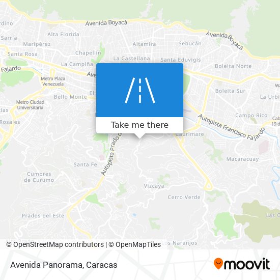 Avenida Panorama map