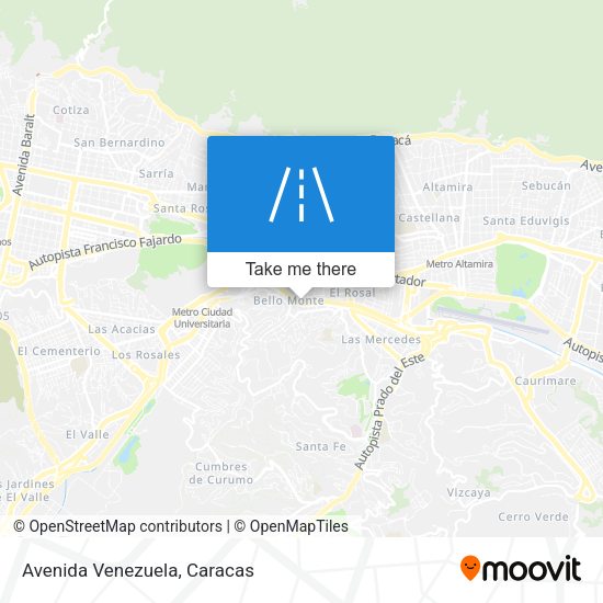 Mapa de Avenida Venezuela
