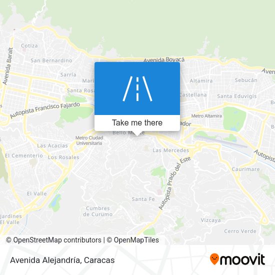Mapa de Avenida Alejandría