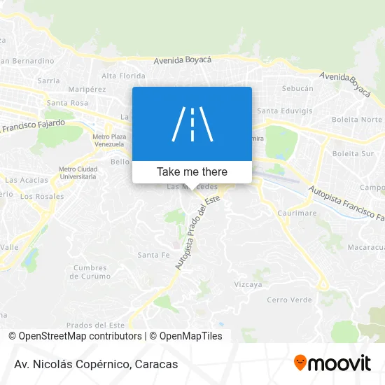 Av. Nicolás Copérnico map