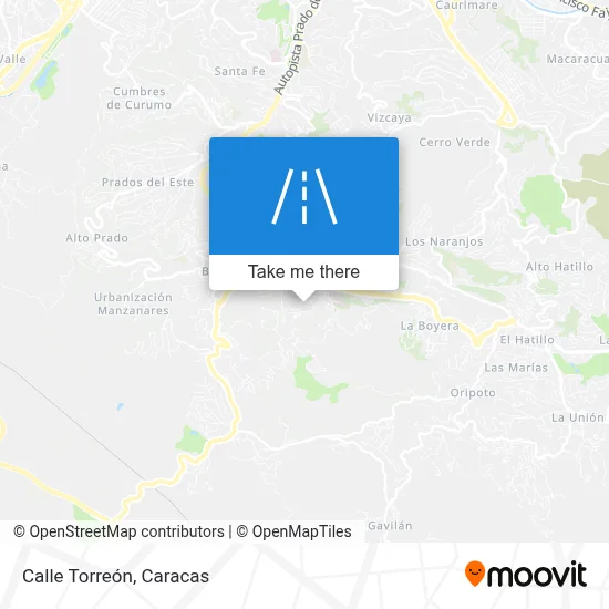 Calle Torreón map