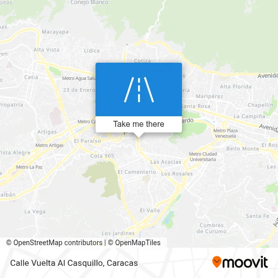 Calle Vuelta Al Casquillo map