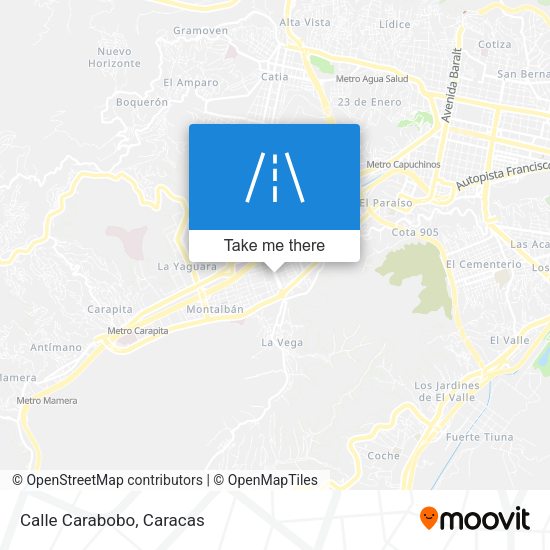 Mapa de Calle Carabobo