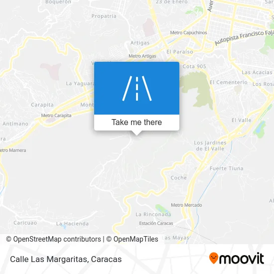 Calle Las Margaritas map