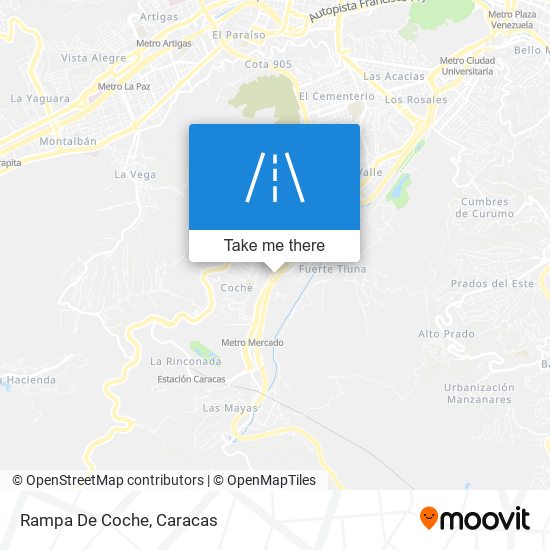 Rampa De Coche map