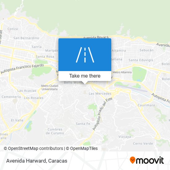 Mapa de Avenida Harward