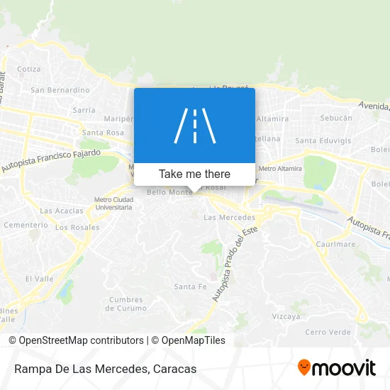 Rampa De Las Mercedes map