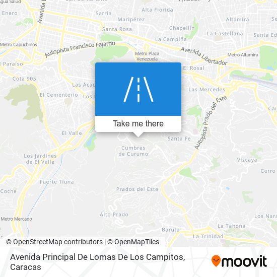 Mapa de Avenida Principal De Lomas De Los Campitos