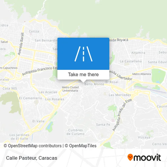 Mapa de Calle Pasteur