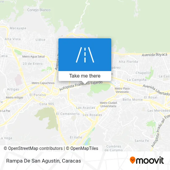 Rampa De San Agustín map