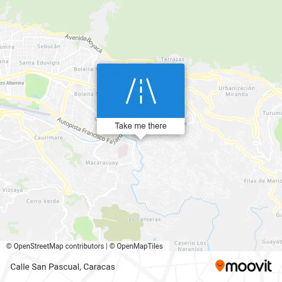 Calle San Pascual map