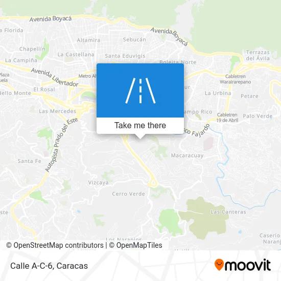 Calle A-C-6 map