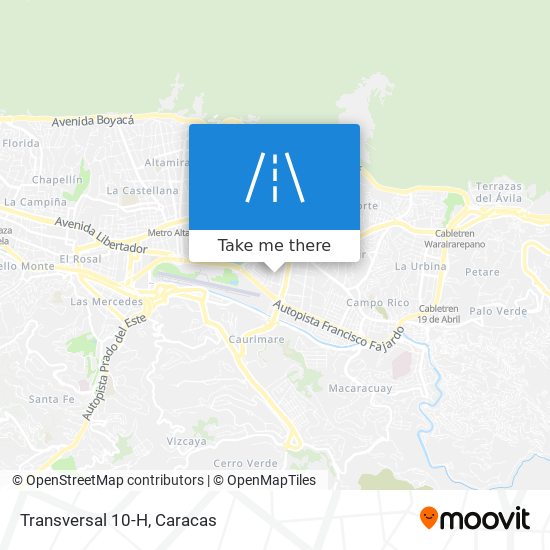 Mapa de Transversal 10-H