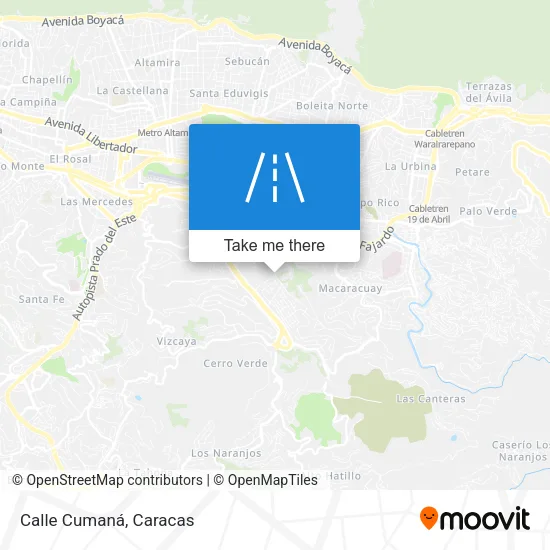 Calle Cumaná map