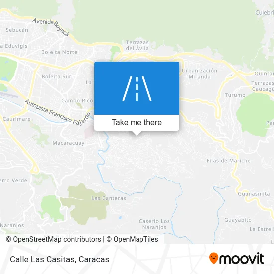 Calle Las Casitas map