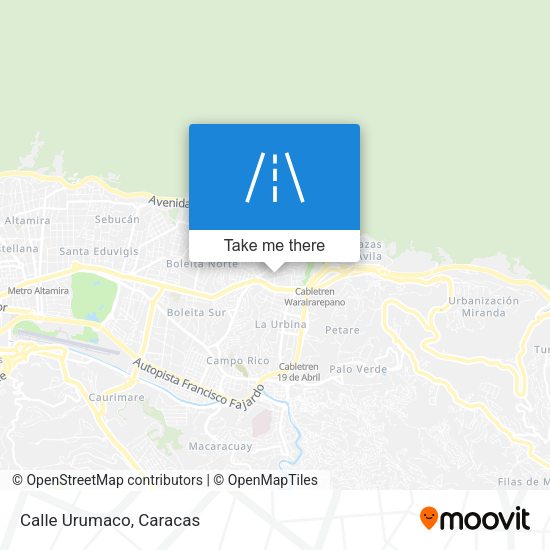Mapa de Calle Urumaco