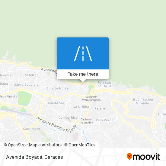 Avenida Boyacá map