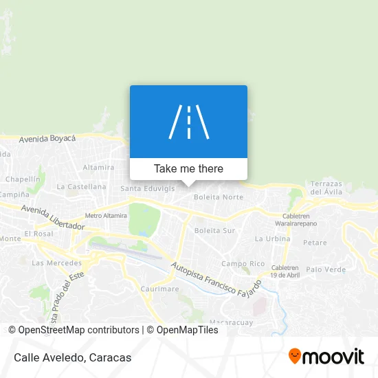 Calle Aveledo map
