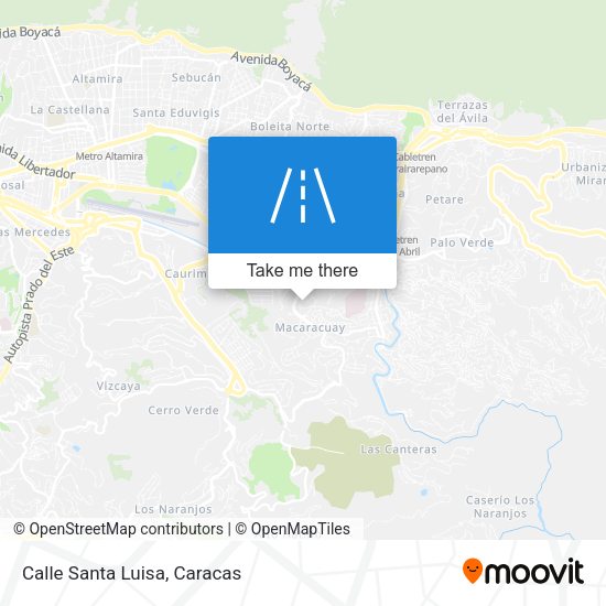 Calle Santa Luisa map