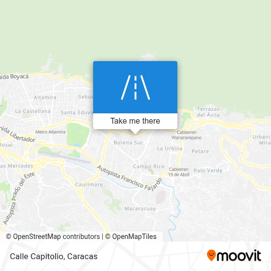 Calle Capitolio map