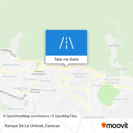 Rampa De La Unimet map