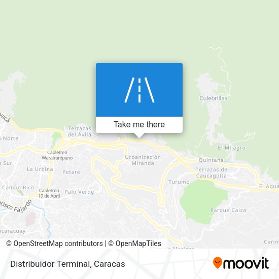 Distribuidor Terminal map