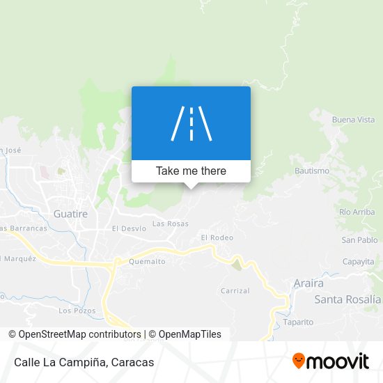 Mapa de Calle La Campiña