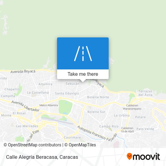Mapa de Calle Alegría Beracasa
