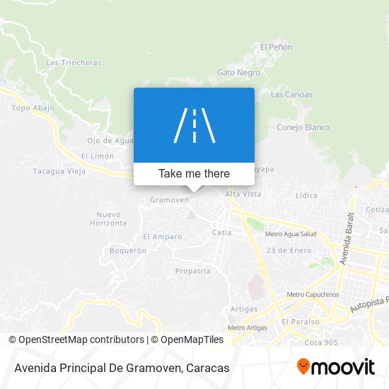 Avenida Principal De Gramoven map