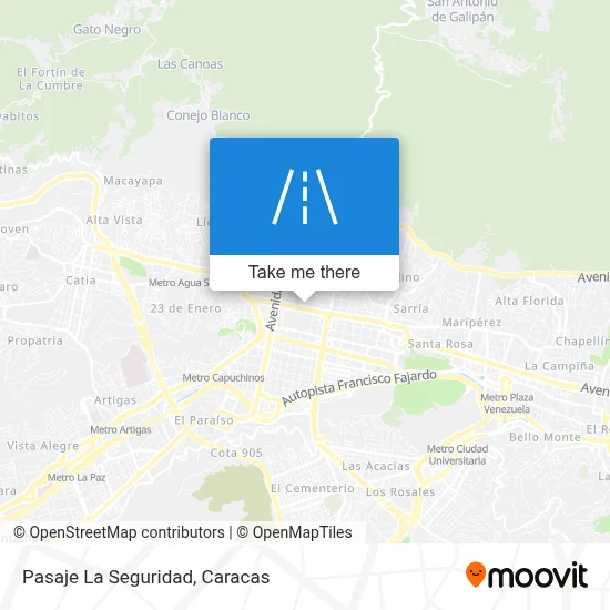 Pasaje La Seguridad map