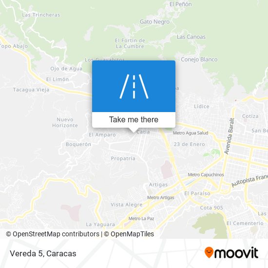 Mapa de Vereda 5