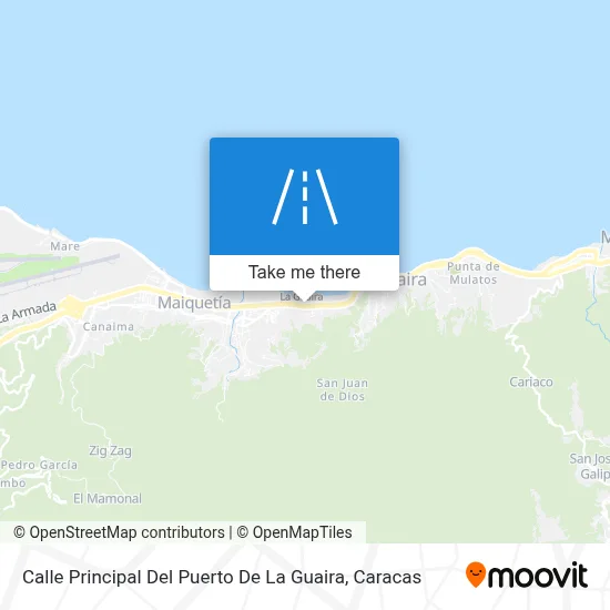 Calle Principal Del Puerto De La Guaira map