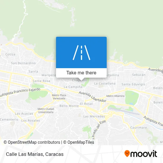 Calle Las Marías map