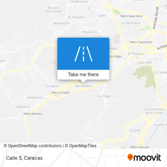 Calle 5 map
