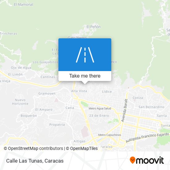 Mapa de Calle Las Tunas