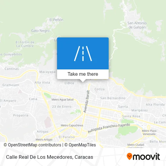 Calle Real De Los Mecedores map