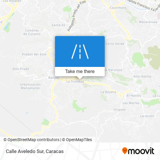 Mapa de Calle Aveledo Sur