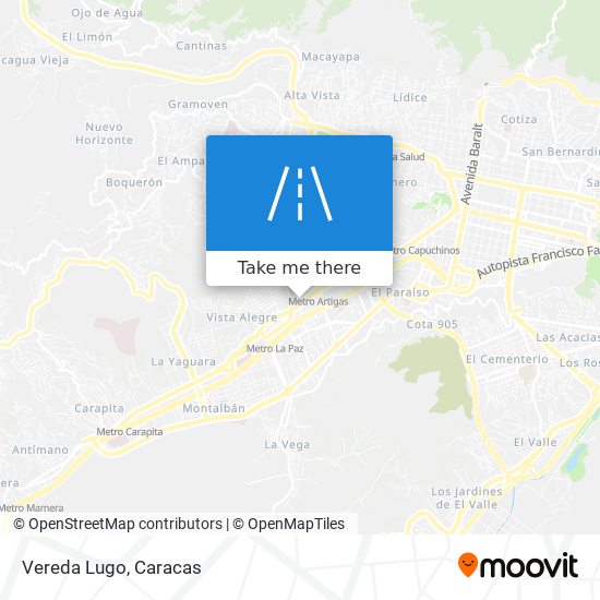 Vereda Lugo map